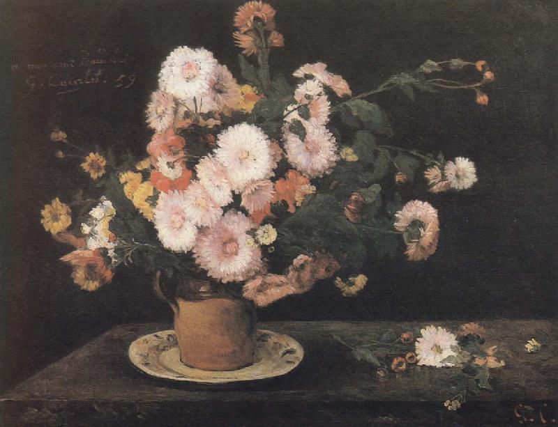 Gustave Courbet Flower oil painting picture